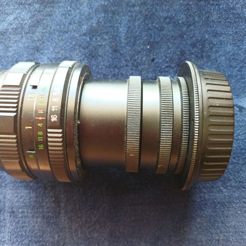 MC Helios 44M-6 58mm 1:2 M42 Soviet lens with Canon EOS adapter