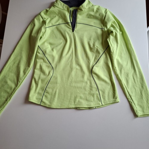 Women's light green stretchable top used, size M