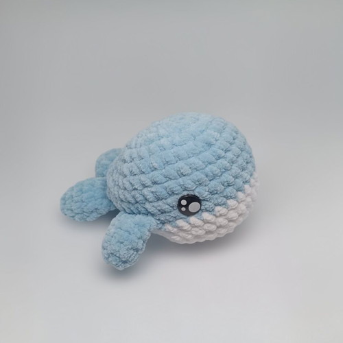 Handmade crocheted amigurumi whale new