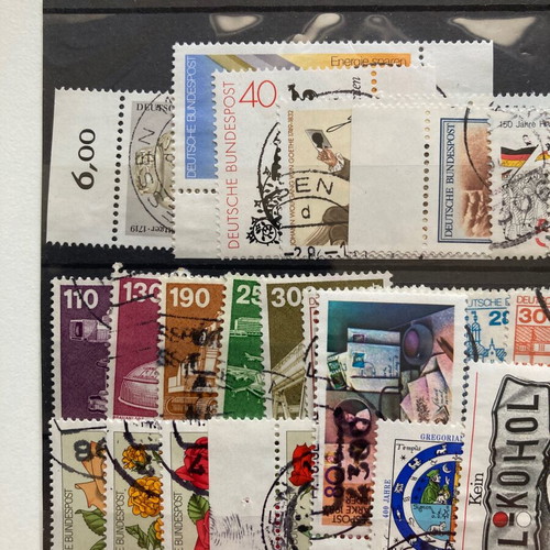 Germany used complete stamp series 1982