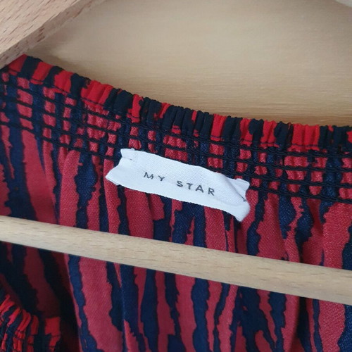 Blouse red size L like new