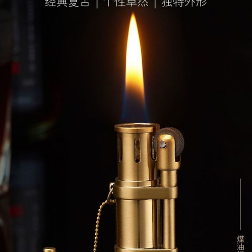 Windproof kerosene oil lighter metal new