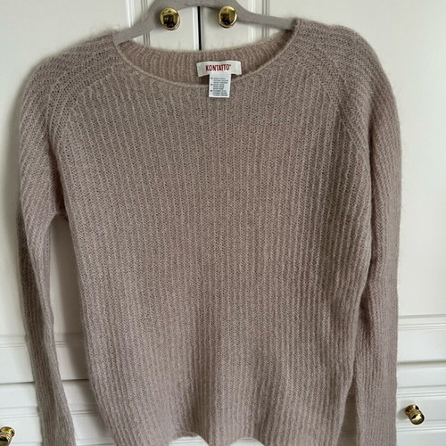 Kontatto beige sweater like new, size M