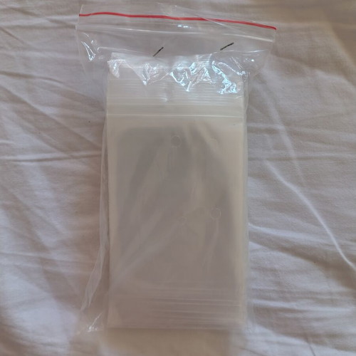 Zipper bags pack of 100, 6×8 cm, new