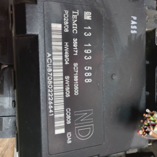 BCM module for Opel Vectra C used