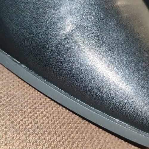 CUCCOO BASICS black knit boots with heel, size 40