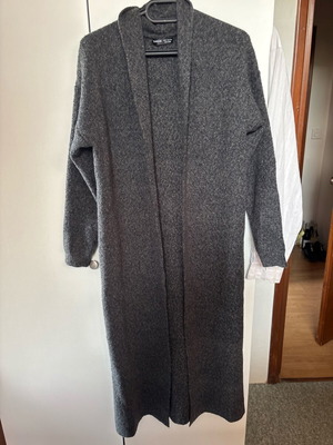 Shein long cardigan like new, gray, size M