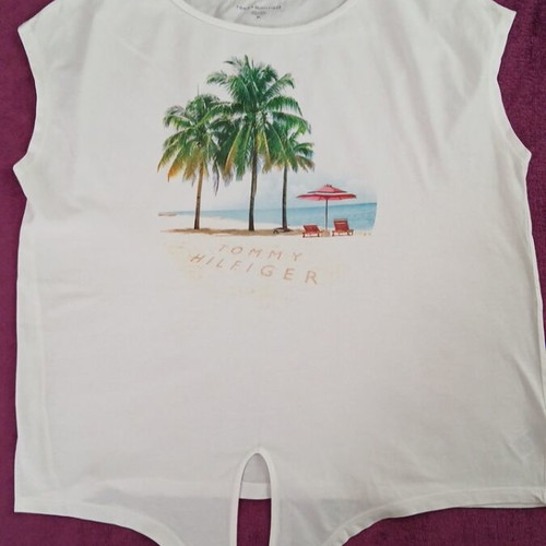 Tommy Hilfiger women's blouse used, white, sizes M and L