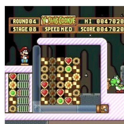 Yoshi’s Cookie Super Nintendo game used, PAL edition