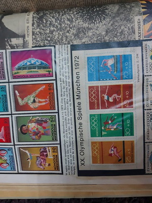 Vintage album used with collage from 60s magazines