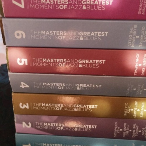 The Masters & Greatest Moments Of Jazz & Blues 8 Box Sets like new