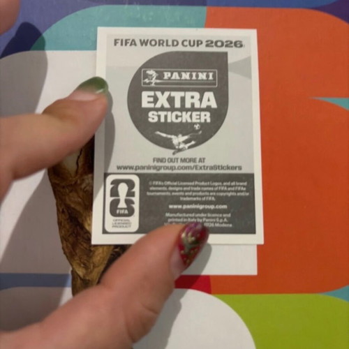 Lionel Messi Extra Gold Sticker Panini World Cup 2026