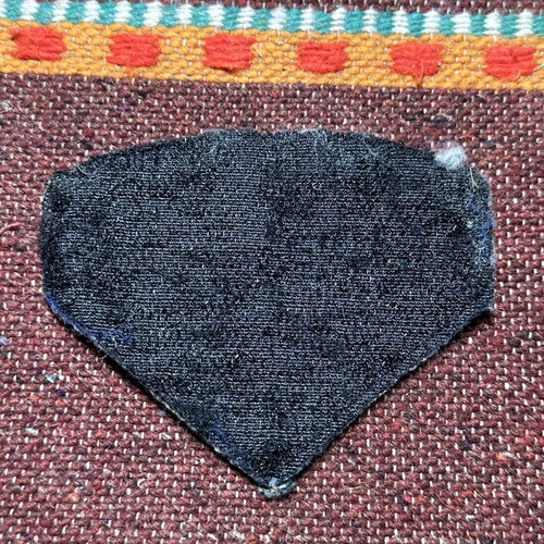 Coast Guard badge patch with scratches