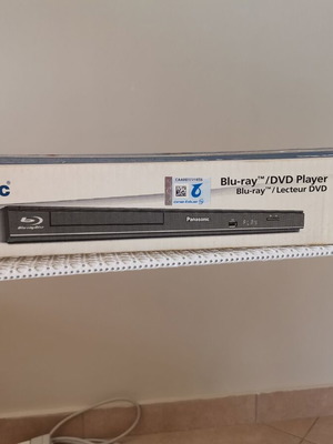 Panasonic DMP-BD75EB-K Blu-ray Player new, sealed in box