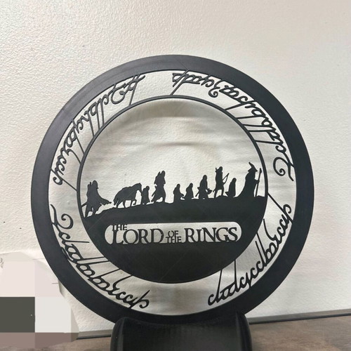 The Lord of the Rings logo like new