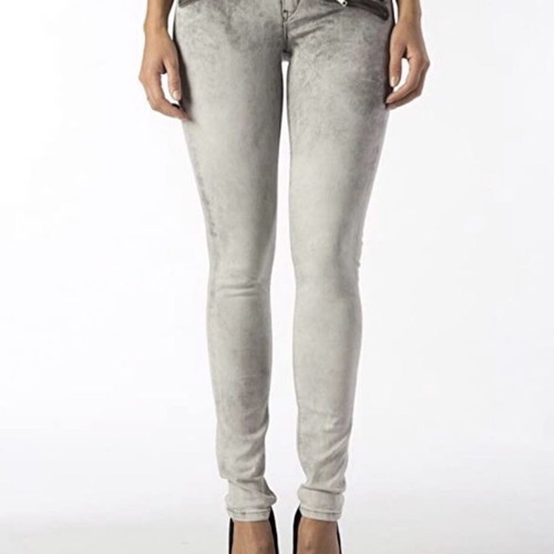 Maison Scotch La Parisienne Super Skinny Zip Jeans used, size 27, gray