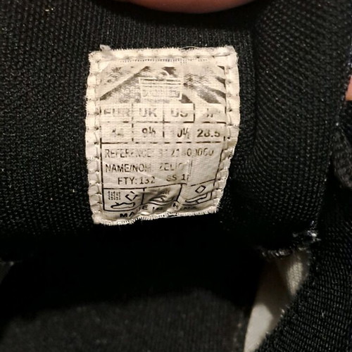Admiral black sport shoes used, size 44
