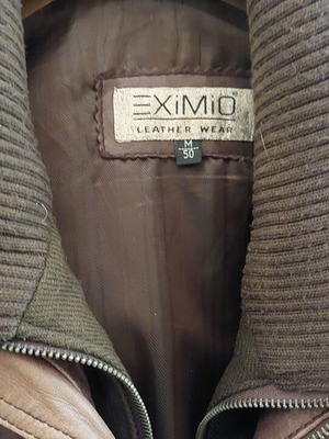 Men's leather jacket like new size medium