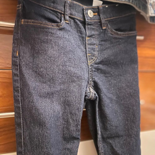 Denim set like new for boy 6-7 years, jacket and skinny blue jeans
