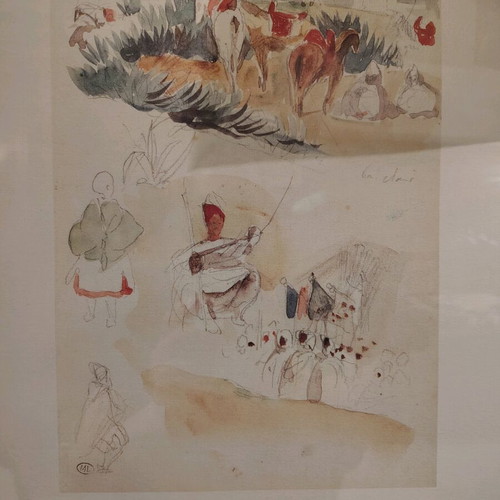 Paintings with Delacroix designs like new, set of 2 pieces
