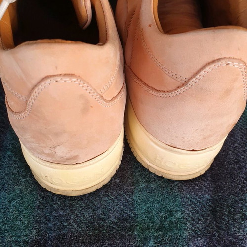 Hogan leather shoes size 42 used, beige and brown