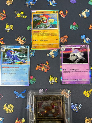 Scarlet&violet holographic cards bundle πακέτο στα 2