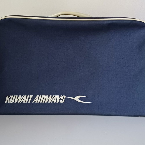 Vintage Kuwait Airways Travel Bag like new, 1960s