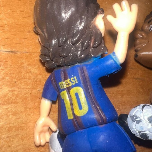 Leo Messi Barcelona Football Figures set of 17, like new