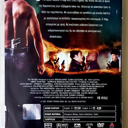Hero Wanted DVD like new with subtitles