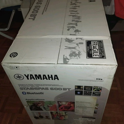 Yamaha Stagepas 600 BT Bluetooth speakers new
