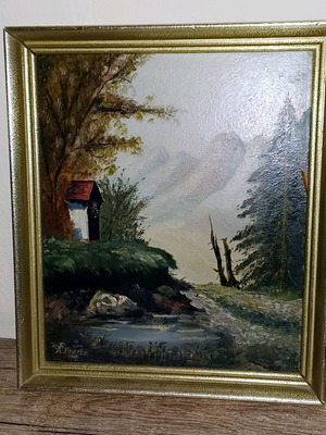 Маслена живопис от Франц Артур Бишоф (американец, 1864-1929)
