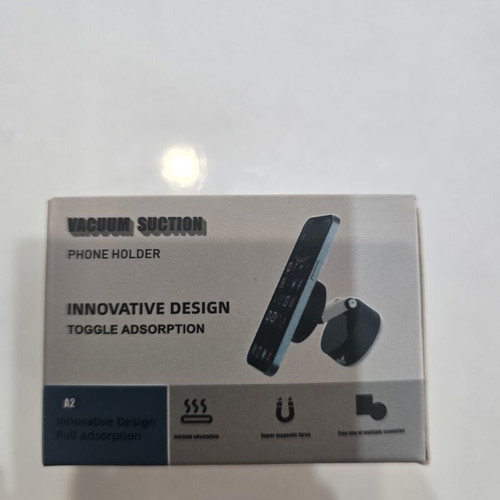 A2 Vacuum Magnetic Phone Stand like new, folding and double-sided
