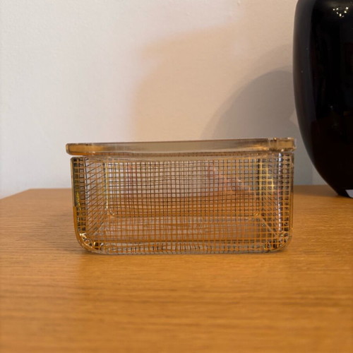 Crystal decorative box used from 1960 with lid