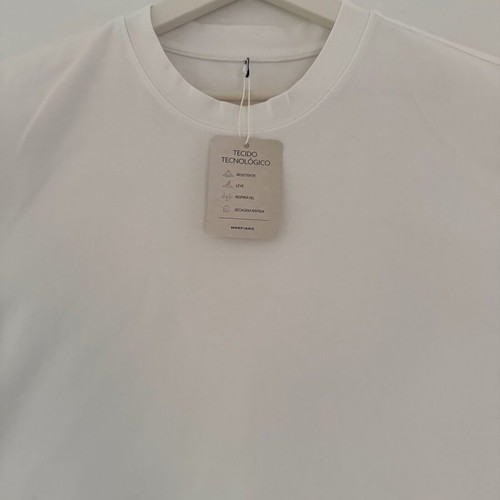 Μπλούζα T-shirt 100% βαμβάκι regular fit λευκό μέγεθος Large καινούργιο