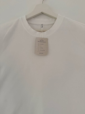 Μπλούζα T-shirt 100% βαμβάκι regular fit λευκό μέγεθος Large καινούργιο