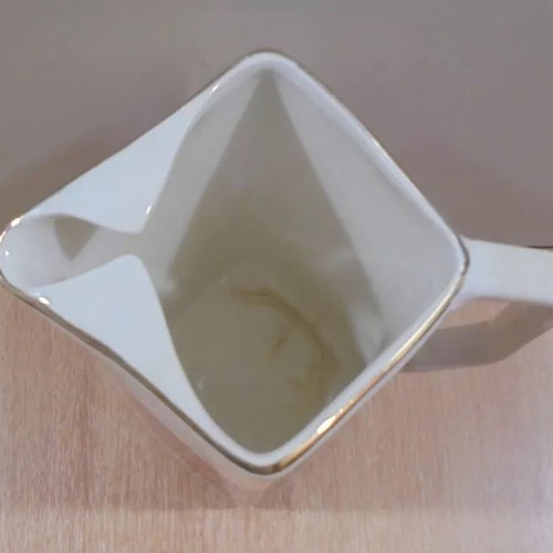 Borzoi Vodka old promotional ceramic jug used