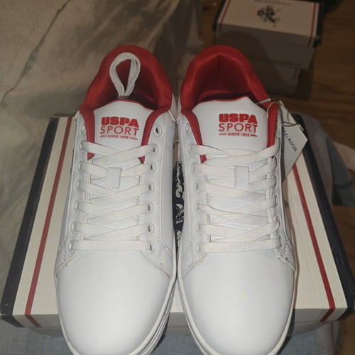 Sneakers U.S. Polo Assn. white size 39, new