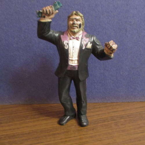 Rubber figure Giants of Catch WWF 1988 LJN Million Dollar Man used