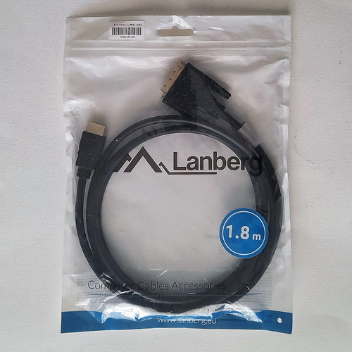 Lanberg HDMI to DVI-D cable 1.8m used