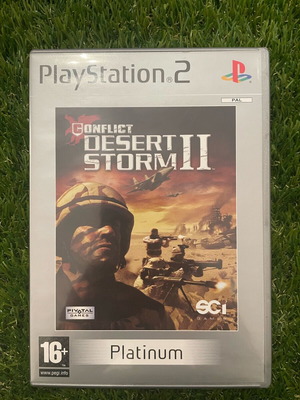 Conflict Desert Storm II Platinum PS2 σαν καινούργιο, πλήρες