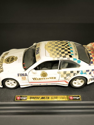 BBurago BMW M3 GTR (1993) 1/24 like new, made in Italy