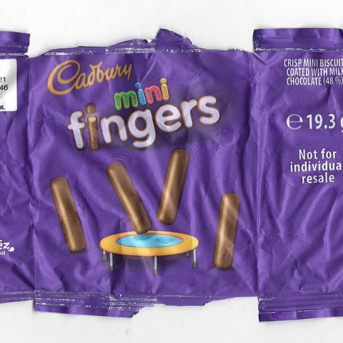 Cadbury wrappers used, pack of 10 for collectors