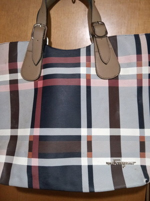 Tote bag A-Cold-Wall plaid like new, multicolor