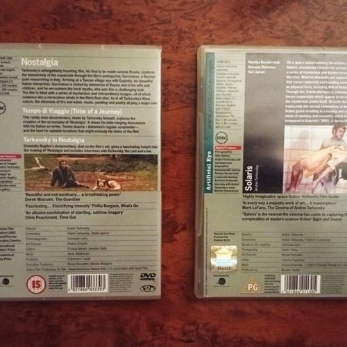 Andrei Tarkovsky 7 Film Collection DVD set like new, Artificial Eye UK first edition