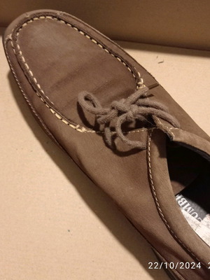 Lumberjack men's shoes brown leather moccasins like new