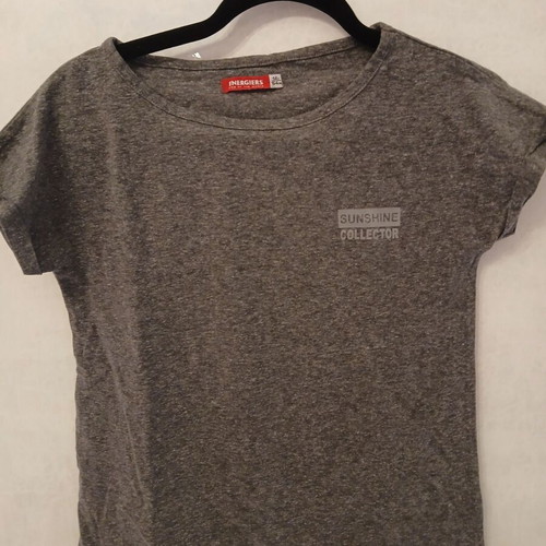 Energiers Grey T-shirt Girls Are Made Of Sunshine, XS (14 Yrs)