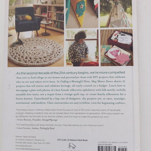 Crafting a Meaningful Home book like new, 27 DIY projects