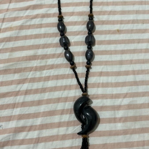 Necklace new black
