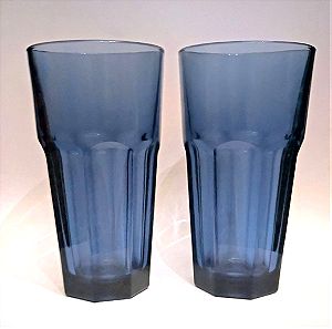Ποτήρια τετ-α τετ 470 ml Libbey Giblartar Dusky Blue "Cooler" USA