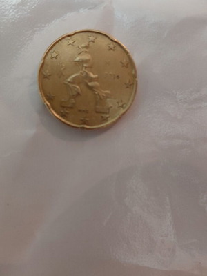 Euro coins used